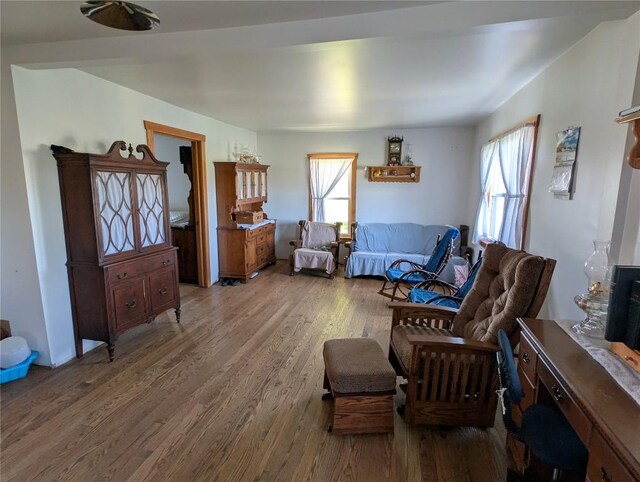 15916 Airport Rd, Linesville, PA 16424 - sitting room featuring plenty of natural light and wood finished floors