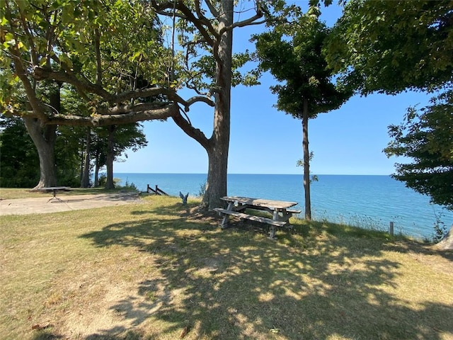 view of water feature