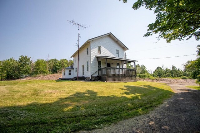 5499 Pinetree Rd, Mckean, PA 16426 - back of house with a yard