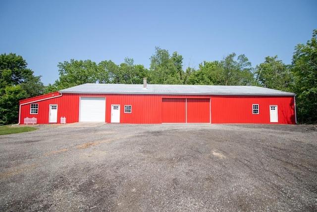 5499 Pinetree Rd, Mckean, PA 16426 - detached garage with view of wooded area