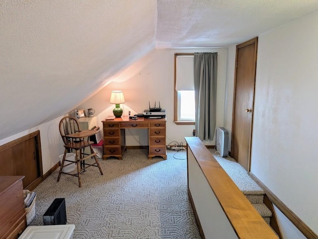 933 E 31st St, Erie, PA 16504 - carpeted office with a textured ceiling and vaulted ceiling