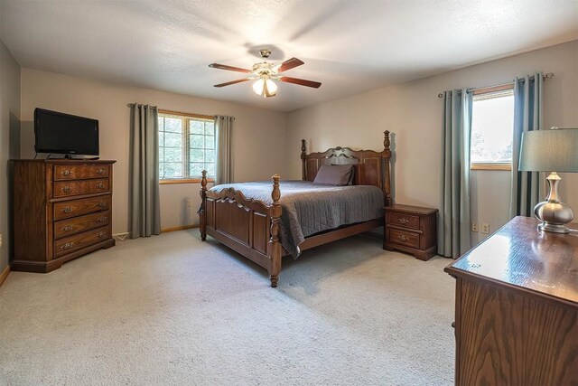 4031 Zimmerly Rd, Erie, PA 16506 - bedroom with light colored carpet and a ceiling fan