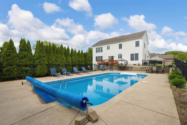 6018 Pebble Creek Dr, Fairview, PA 16415 - view of swimming pool featuring a patio