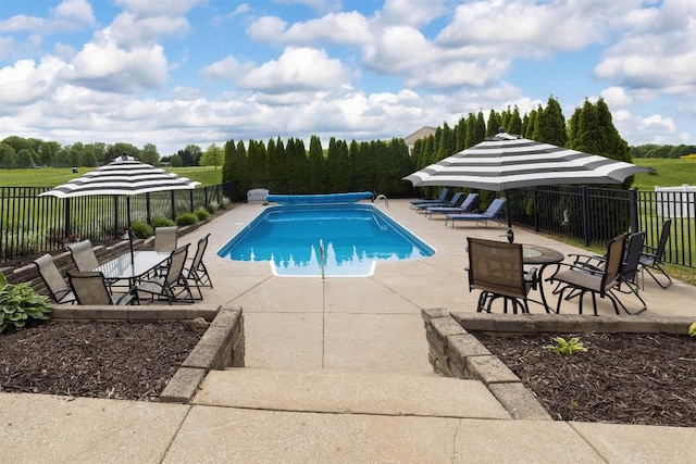 6018 Pebble Creek Dr, Fairview, PA 16415 - view of pool featuring a patio area and a fenced backyard