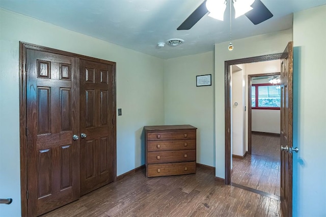 454 Orchard Beach Rd, North East, PA 16428 - bedroom featuring wood finished floors and ceiling fan