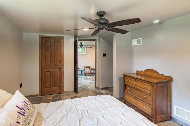 454 Orchard Beach Rd, North East, PA 16428 - bedroom featuring ceiling fan