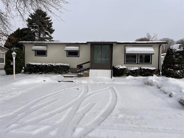 view of manufactured / mobile home