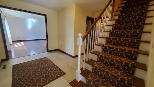 view of tiled foyer