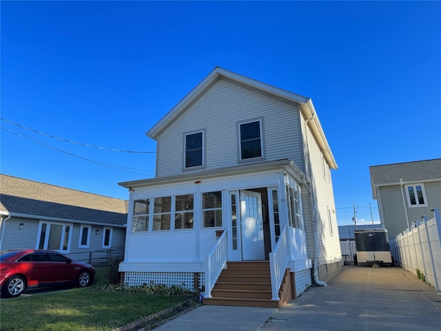 view of front of house