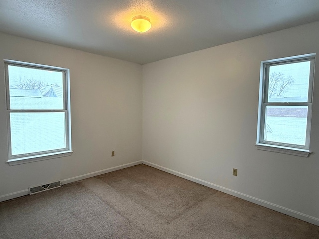 empty room featuring carpet floors