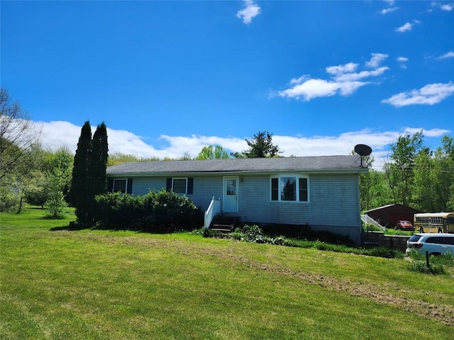 4221 Harborgreene Rd, Erie, PA 16510 - ranch-style house featuring a front yard