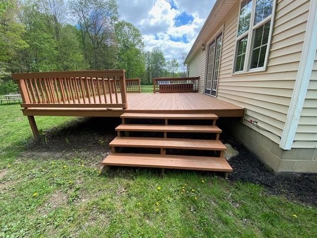 2156 Depot St, Waterford, PA 16441 - view of wooden terrace
