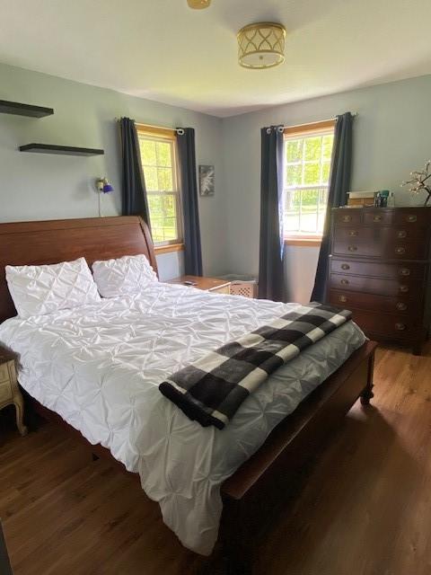 2156 Depot St, Waterford, PA 16441 - bedroom with multiple windows and wood finished floors