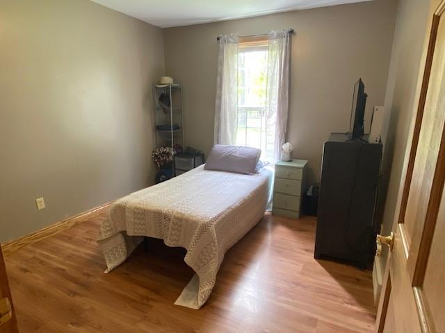 2156 Depot St, Waterford, PA 16441 - bedroom featuring light wood-type flooring