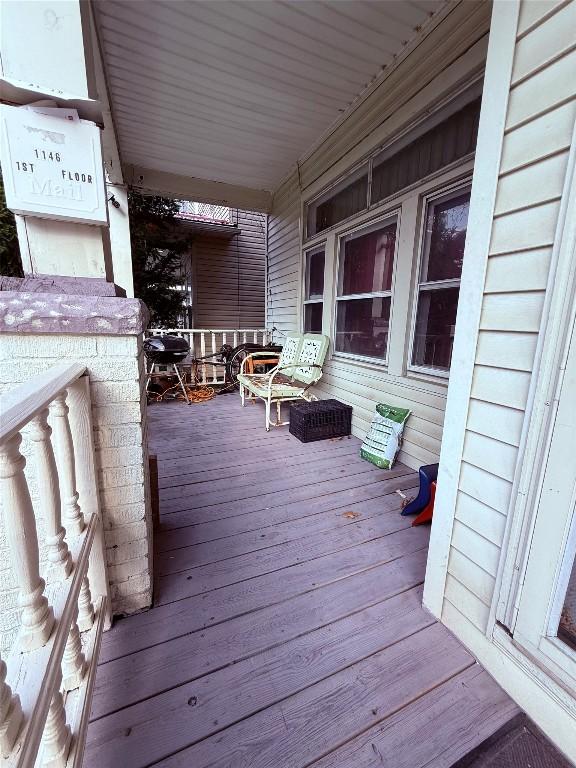1146 W 5th St, Erie, PA 16502 - view of wooden porch