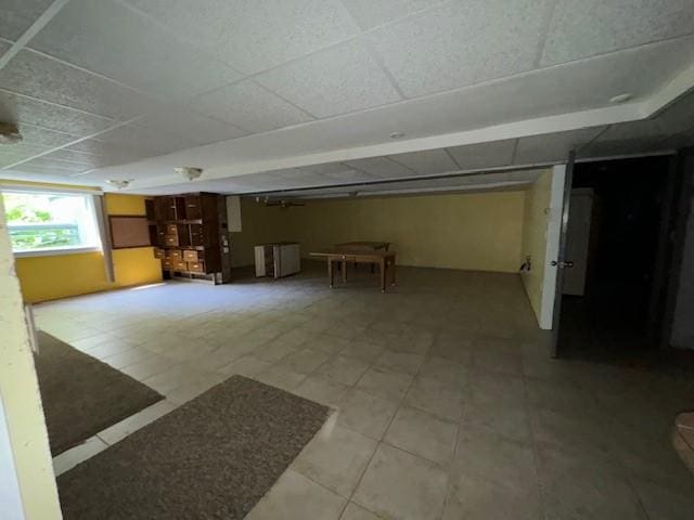 view of basement