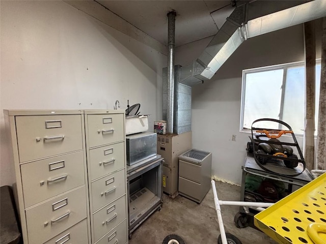 9967 Smith St, Lake City Borough, PA 16423 - kitchen featuring unfinished concrete flooring