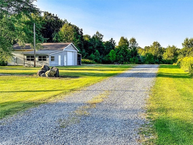 view of road