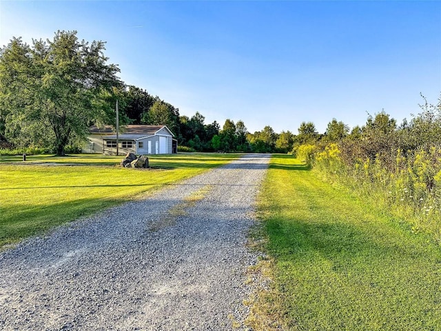 view of road