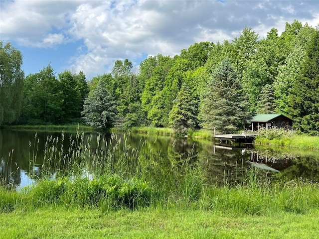 21380 S Center Rd, Conneautville, PA 16406 - view of tree filled area with a water view
