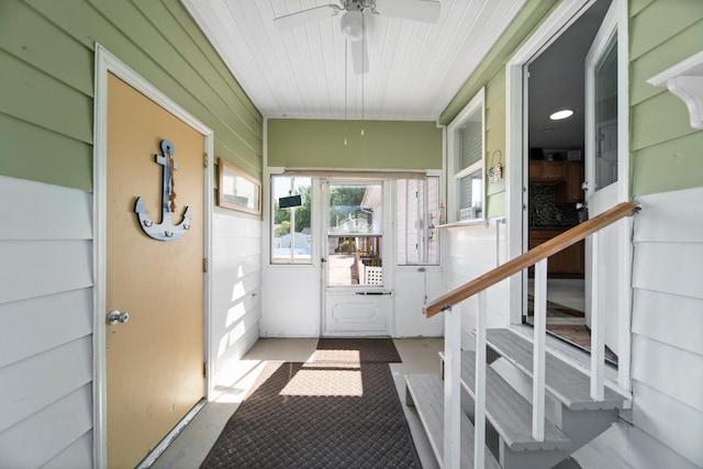 5243 W 53rd St, Fairview, PA 16415 - sunroom / solarium featuring ceiling fan