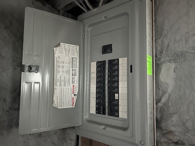 utilities with electric panel