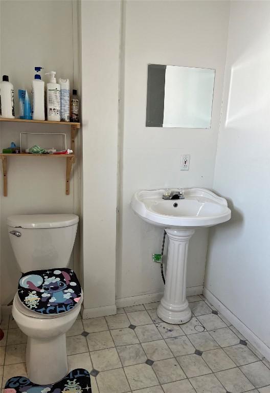 bathroom with toilet