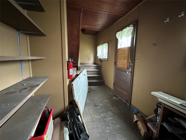 view of storage