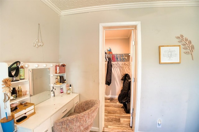 134 Primrose Ln, Edinboro, PA 16412 - office featuring ornamental molding and light wood finished floors