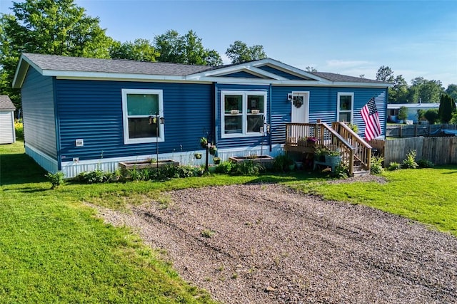134 Primrose Ln, Edinboro, PA 16412 - manufactured / mobile home featuring a shingled roof