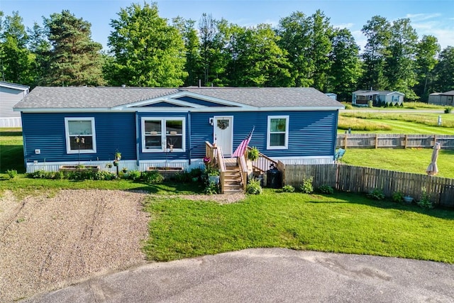134 Primrose Ln, Edinboro, PA 16412 - manufactured / mobile home featuring roof with shingles