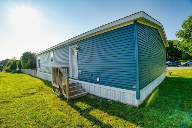 134 Primrose Ln, Edinboro, PA 16412 - view of home's exterior with a lawn