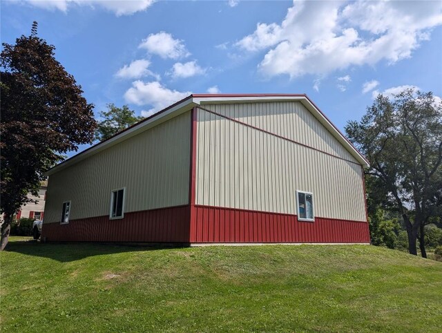 39501 Centerville Rd, Centerville, PA 16404 - view of property exterior with an outbuilding and a lawn