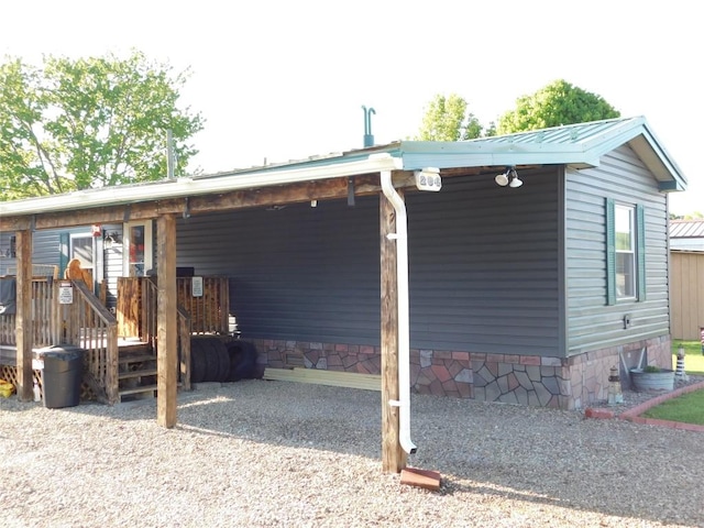 234 Shawnee Ave, Corry, PA 16407 - view of outdoor structure featuring a carport