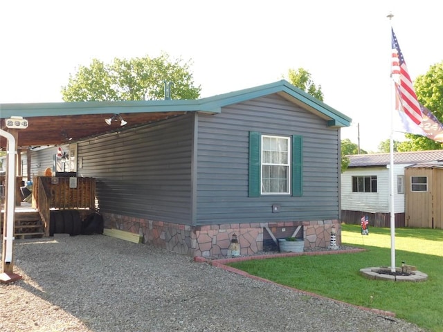 234 Shawnee Ave, Corry, PA 16407 - view of side of home featuring a yard