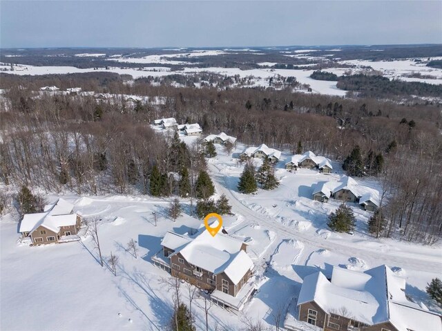 8516 Ridgeview Rd Unit 8516, Clymer, NY 14724 - view of snowy aerial view