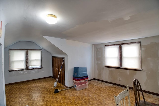 1219 W 32nd St, Erie, PA 16508 - bonus room featuring baseboards and lofted ceiling