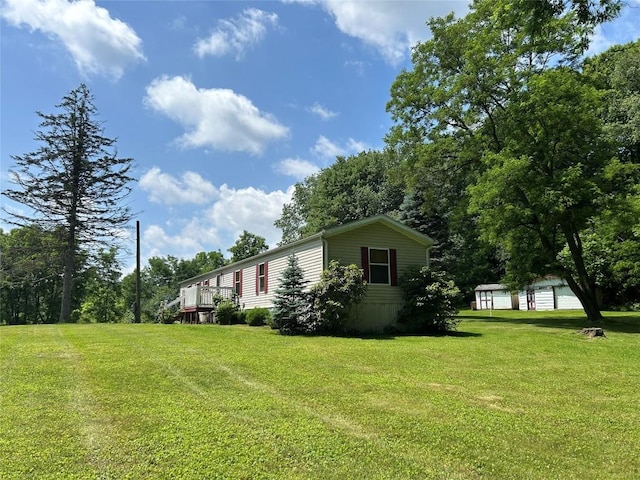 263 W Jamestown Rd, Jamestown, PA 16134 - view of home's exterior featuring a yard