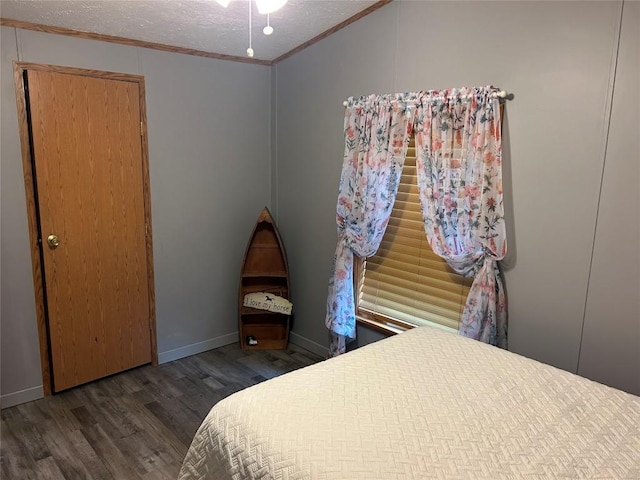 263 W Jamestown Rd, Jamestown, PA 16134 - bedroom with wood finished floors and crown molding