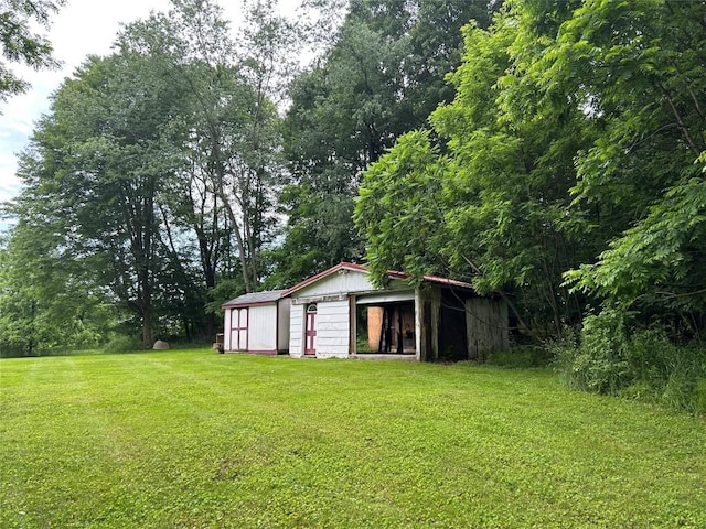 263 W Jamestown Rd, Jamestown, PA 16134 - view of green lawn featuring an outbuilding