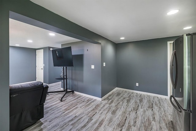 10220 Barton Rd, Waterford, PA 16441 - living room with wood finished floors and recessed lighting