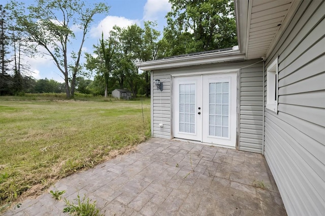 10220 Barton Rd, Waterford, PA 16441 - view of patio with french doors