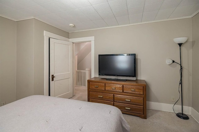 1047 Napier Ave, Erie, PA 16511 - bedroom featuring ornamental molding, carpet flooring, and baseboards