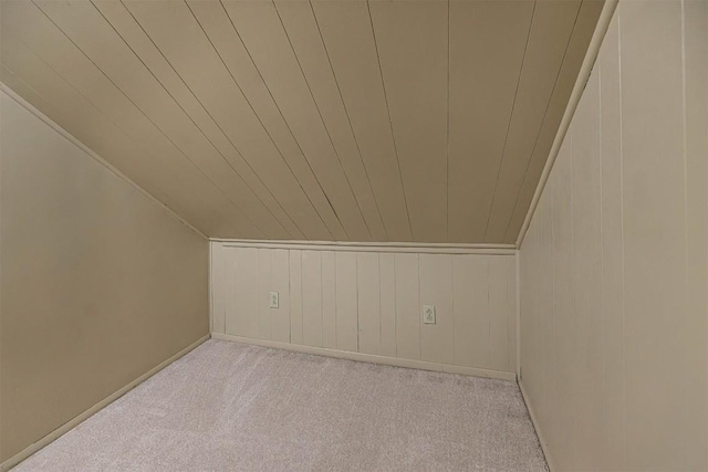1047 Napier Ave, Erie, PA 16511 - additional living space with carpet flooring, vaulted ceiling, and baseboards