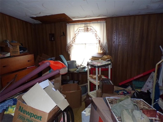 11898 Neiger Rd, Girard, PA 16417 - bedroom with wooden walls