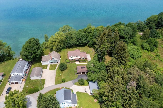 8410 Windsor Beach Ct, Erie, PA 16511 - aerial view of property's location with a nearby body of water and nearby suburban area