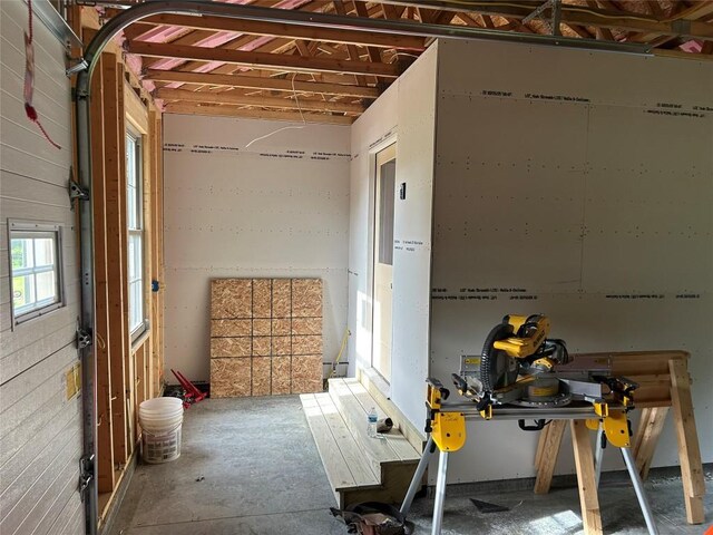 16754 Carr Hill Rd, Meadville, PA 16335 - miscellaneous room with unfinished concrete floors