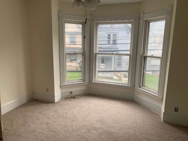 760-762 Park Ave, Meadville, PA 16335 - spare room with carpet and plenty of natural light