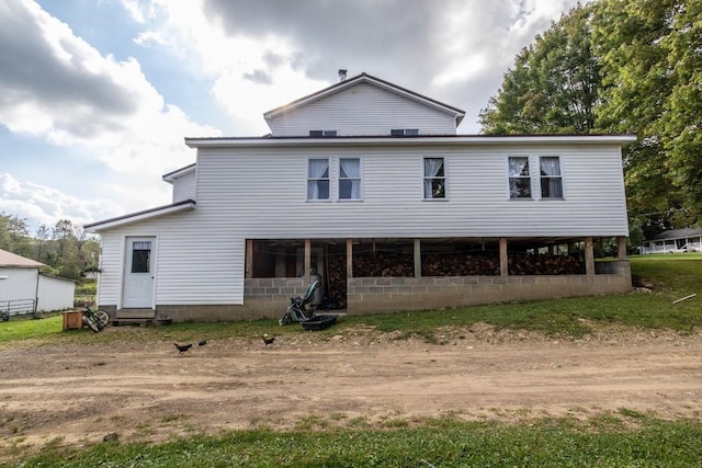 view of rear view of house