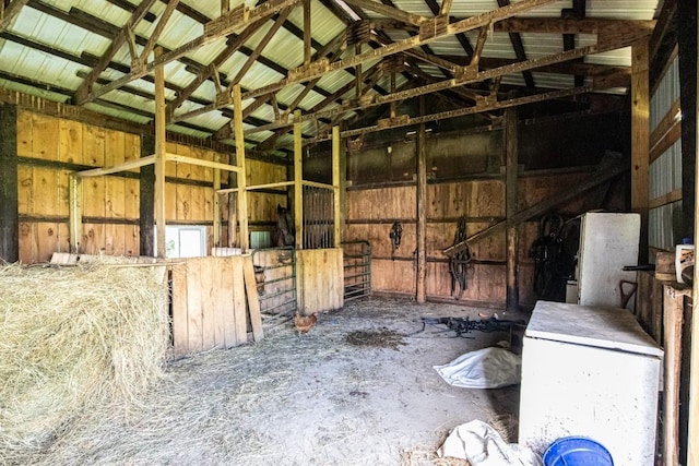 view of horse barn